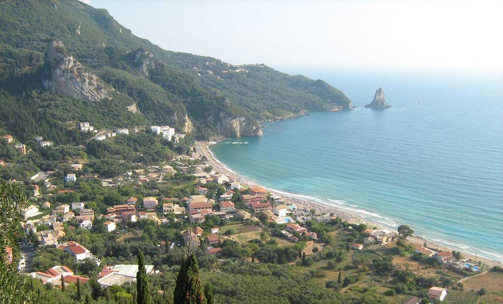 Village and beach