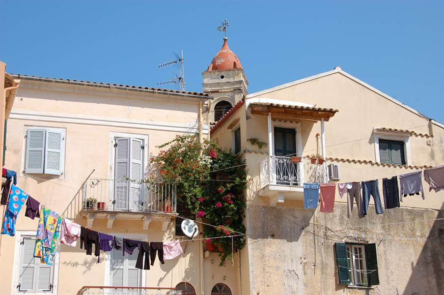 Corfu town